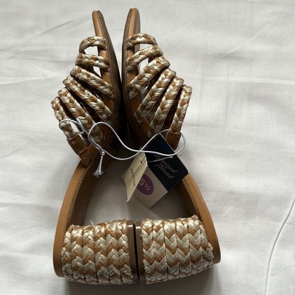 𝅺⭐️nwt Universal Threads Rachel Woven Block Heel Slide Sandals⭐️ - Picture 7 of 8